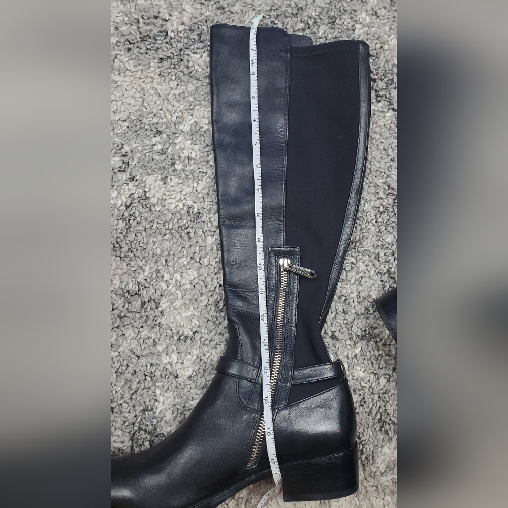 Donald J Pliner tall black leather boots sz 6.5‎ - Picture 9 of 9